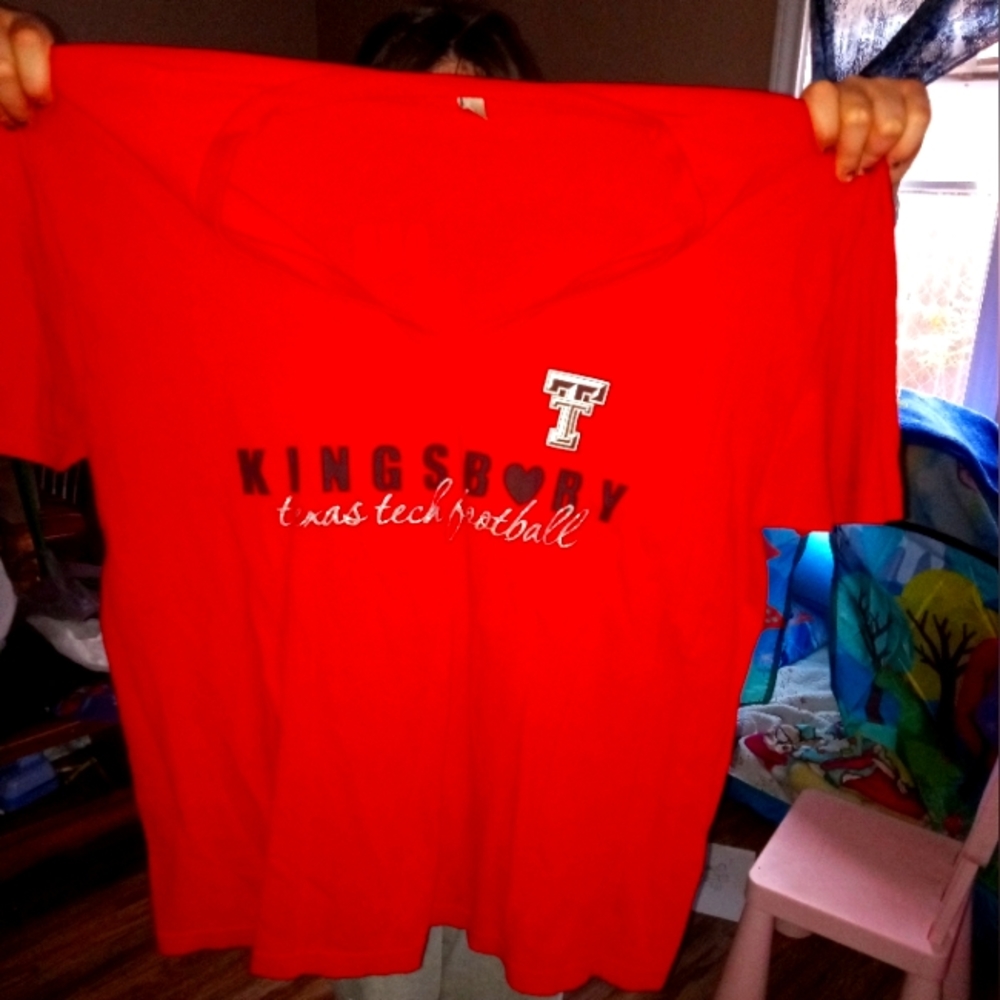 Plus size texas tech shirt